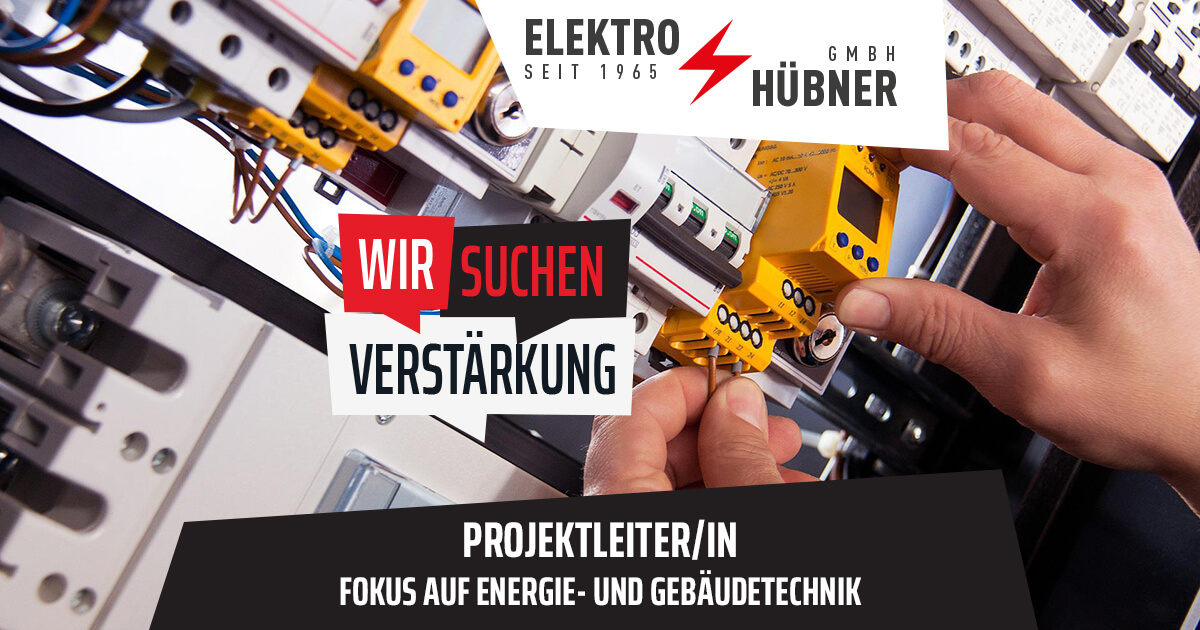 Projektleiter Innen Elektrotechnik Elektro Hübner